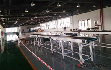 浙江吉利汽車零部件鋁合金皮帶式輸送機(jī)